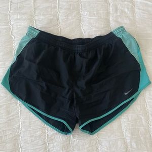Nike Dri Fit Blue & Black Athletic Shorts